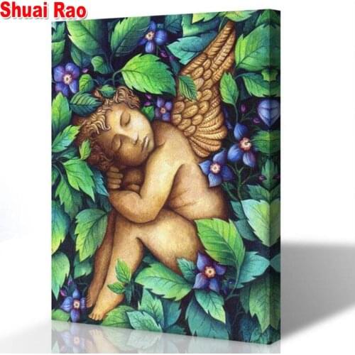 5d Diamond Painting Angel Baby Diy art embroidery diamonds home wall decoration inlaid Full square Drill Kit mosaic Diamond