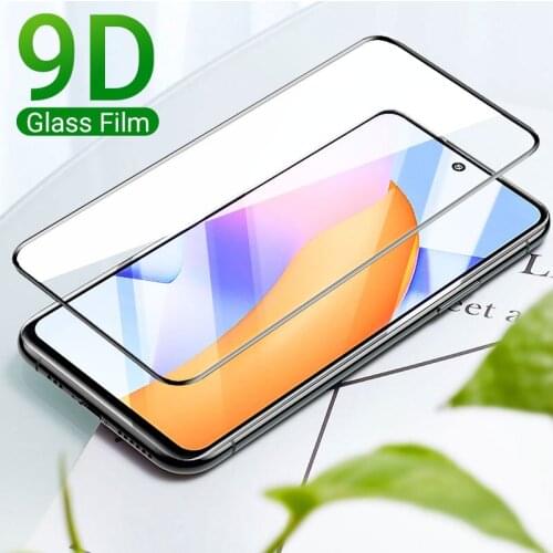 9D Protective Glass For Huawei Honor 20 Pro 10 10X Lite 8X Tempered Screen Protector Honor 10i 20i 30 9 Lite 9X Pro Glass Film