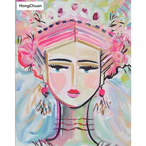 Abstract Character Diamond Embroidery 5D DIY Diamond Painting Square/Round Diamond Inlaid Rhinestone Picture Mosaic Cross Stitch