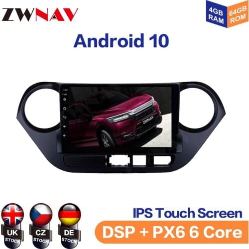 Android 10.0 4GB CarGPS Navigation For HYUNDAI i10 2018-2019 Auto Radio Multimedia Player Car Head Unit Tape Recorder DSP