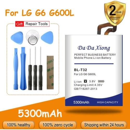 Free shipping 5000mAh BL-T32 Battery for LG G6 G600L G600S H870 H871 H872 H873 LS993 US997 VS988 Replacement batteries