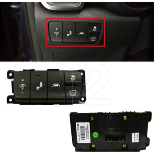 Side Crash pad Switch Assy Black For 2016-2018 Sportage QL OEM Parts 93700D9280WK