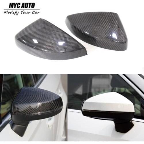 For Audi A3 8V S3 RS3 8V Carbon Fiber Rear View Mirror Cover 2014 2015 2016 2017 2018 2019 A3 S3 Carbon Fiber Mirror Cover