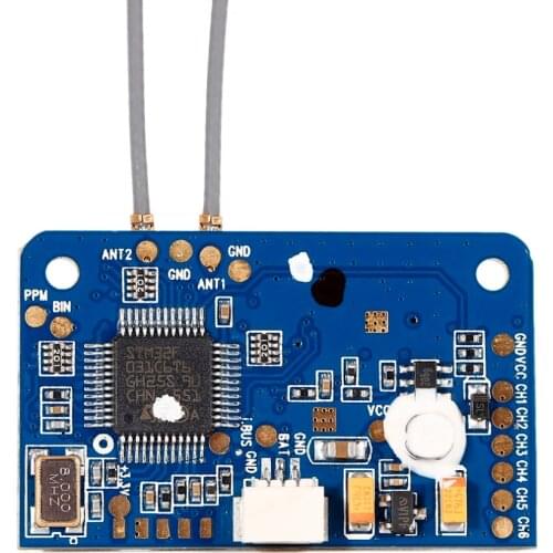 Flysky FS X6B Receiver AFHDS 2A System Transmitter 2.4G 6 Channel w/ Voltage Sensor