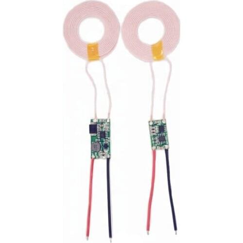 Taidacent 9V 12V Input Induction Charger 5V 2A Output Wireless Energizer Charger for Batteries Coil Inductive Wireless Charger