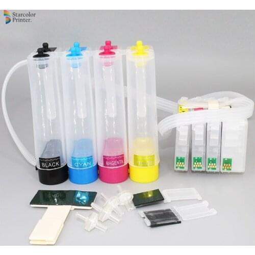 CISS Ink Cartridge for Epson C70 CX5400 C80 CX5100 CX5200 CX5300 T0321 T0422 T0423 T0424 Continuous Ink Supply System Compatible