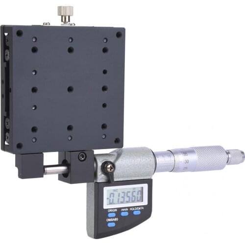 Micrometer Platform SEMX80-AS Micrometer Platform Digital Displayed 80x80mm 0.001mm Linear Translation Stage