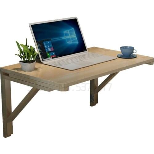 Wall hanging desk wall table non perforated storage rack wall hanging folding telescopic wall folding