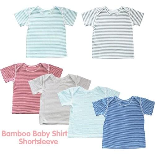 2019 New summer baby costume fashion stripes print baby boys & girls clothes bamboo cotton 0-2Y clothing for baby boys girls