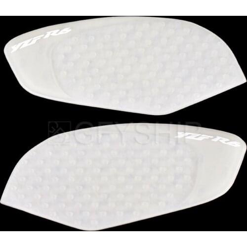 Transparent Motorcycle Fuel Tank Pad Anti slip Protector Stickers Knee Side Protection Decals For Yamaha R6 YZF R6 2008 to 2016
