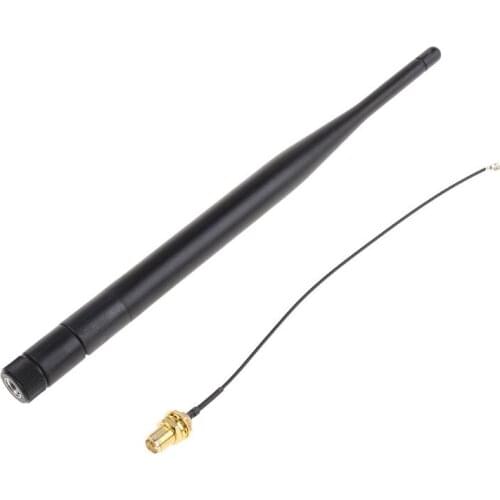 RP-SMA Male 868 MHz 5dBi Wireless Antenna Router Antenna+15cm RP SMA Female to IPX 1.13 Cable