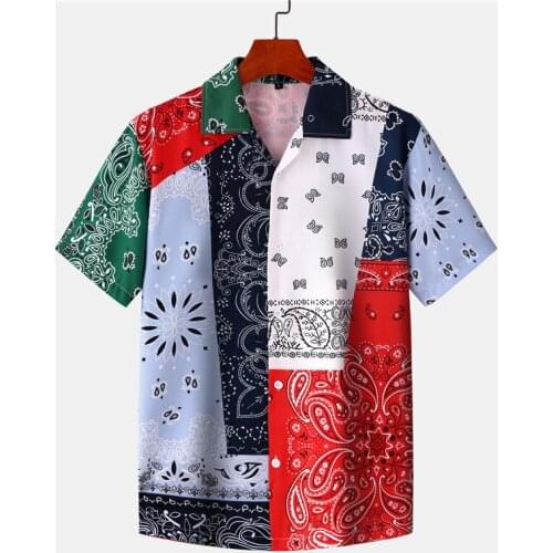 Casual Printed Short Sleeve Shirt Men Street 2021 Hawaii Beach Oversize Women Fashion Harujuku Shirts for Me