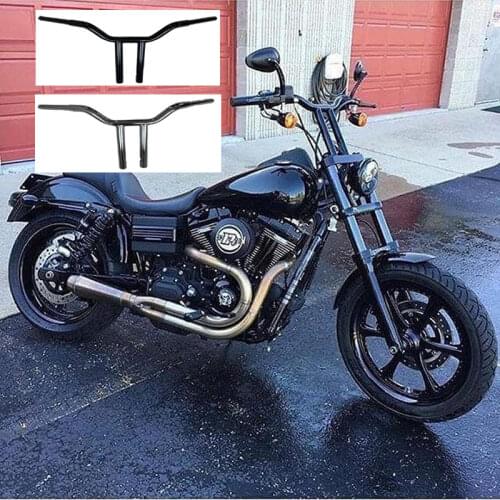 Motorcycle 12 "14" 16 "rising T bar handlebar suitable for Harley 883 1200 XL48 Dana Street Fighter fat modified big yan handleb