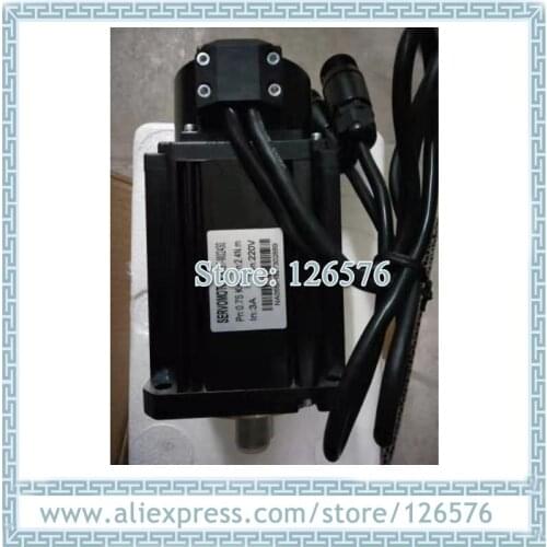 90ST-M02430 AC Servo Motor 2.4N.M 750W 3000rpm Brushless AC220V Servo with 3m Cable