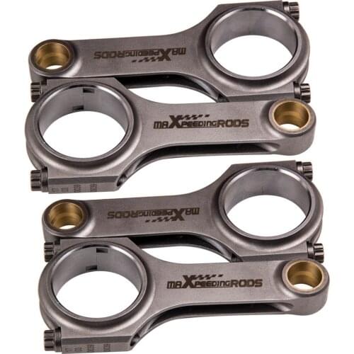 4340 Connecting Rod Con Rods Conrod for Volvo B230 152mm 2.3L 800hp Genuine ARP 2000 3/8" bolts TÜV Certification