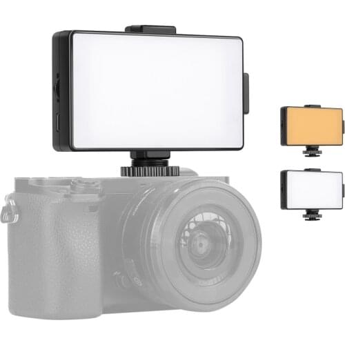 PULUZ 104 LED 3200K / 5600K Dimmable Video Light on-Camera Photography Lighting Fill Light for Canon, Nikon, DSLR Camera