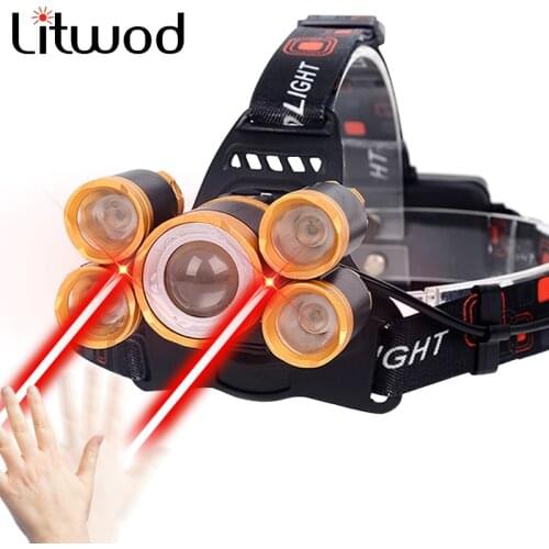 TS13 led Sensor Headlight 8000 Lumen headlamp CREE XML 3/5 LED T6 Head Lamp Flashlight Torch light with 8650 battery charger