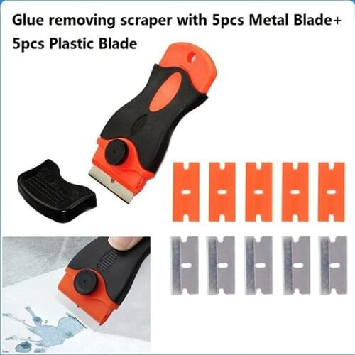 UV Glue Removing Scraper Cleaner Remover With Metal Plastic Blades For Furniture Car Phone LCD Touch Screen Scraper Repair Tool