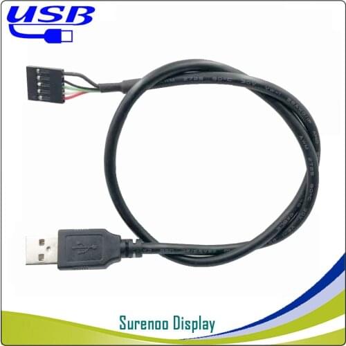 USB Cable for LCD2USB USB2LCD Convert Board on 1602 2004 2004 2402 4002 Character LCD Module Display Screen Panel