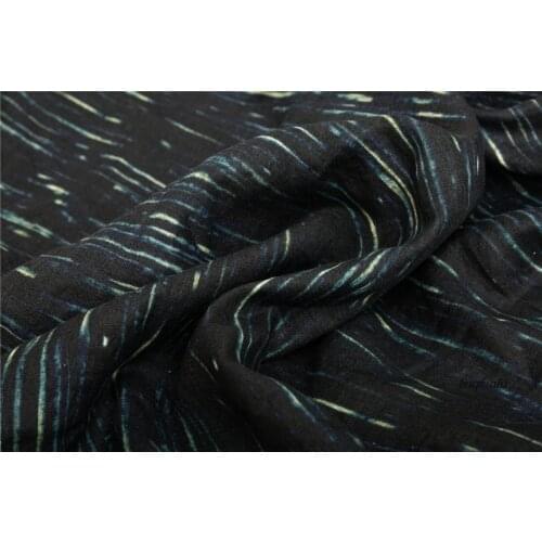 High quality digital spring, summer and autumn cheongsam dress linen printing fabric