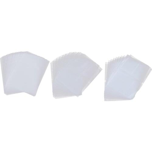 10 x A5 Clear Plastic Punched Punch Pockets Folders Filing Wallets Sleeves Document Files Ring Binder - Transparent Cover Files