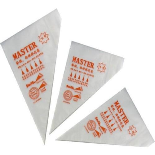 100pcs/lot Bakewear Disposable Cream Pastry Cake Icing Piping Decorating Bags Tools Dessert Decorations A041