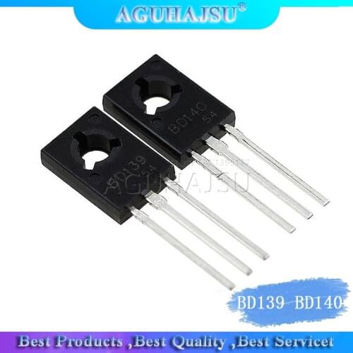 20PCS BD139 BD140 ( 10PCS BD139 + 10PCS BD140 ) TO126 TO-126 new voltage regulator IC