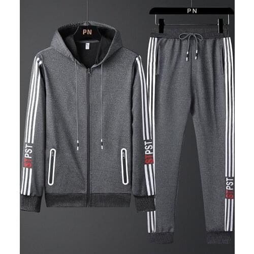 2020 Jogging Suits Men Sportswear Casual Stretch Sports Suit Gym Wear Fitness Workout Clothes Bodybuilding Running Tracksuit