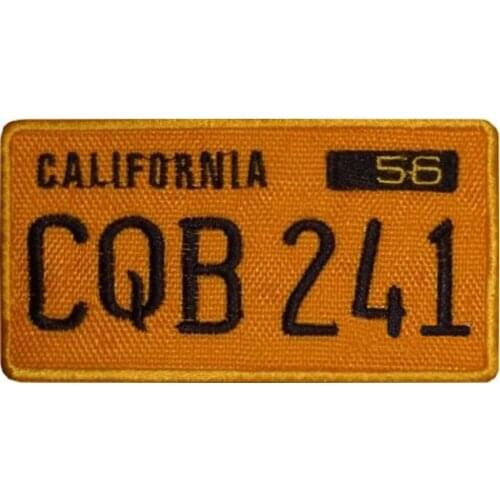 3.75'' Christine Licence Plate Car Embroidered iron on and sew on Patch Horror Plymouth Fury Stephen King