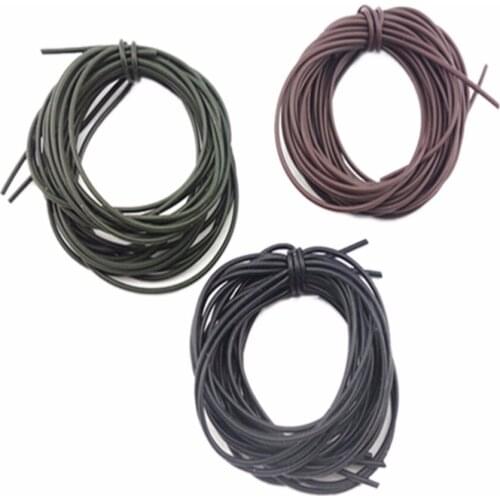 3PCS Carp fishing Lead System Rig Tube Silicone Rig Tube Anti Tangle Rig Tube silicone fishing line accessory terminal tackle 1M