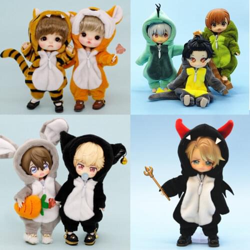 HOUZIWA 1/12 Bjd Doll Accessories Animal Furnishings GSC YMY Molly OB11 Doll Clothes