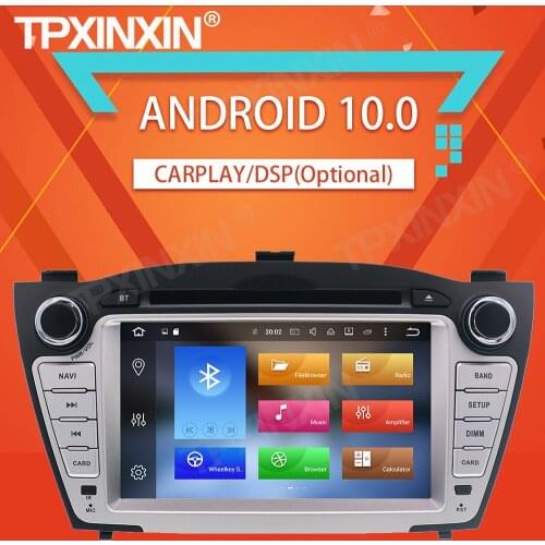 4+64G For Hyundai IX35 TUCSON 2009-2015 Android Car Stereo Radio Tape Recorder Multimedia Video Player GPS Navigation HeadUnit
