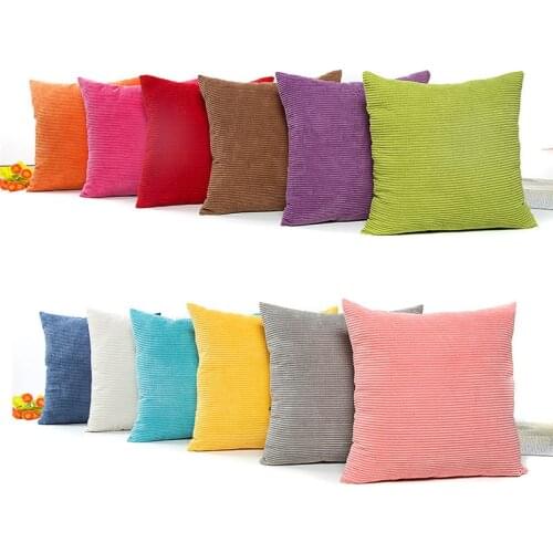 Velvet Cushion Cover Decorative Pillows Throw Pillow Case Soft Solid Colors Luxury Home Decor Living Room Sofa Seat Coffee