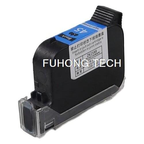 2588 ZK2588 42ML Black Fast Dry Quick-drying Ink Cartridge 12.7mm Print Height Universal for Handheld Inkjet Printer