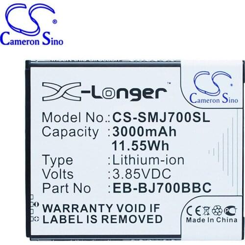CameronSino for SAMSUNG Galaxy J7 Core On7 Duos TD-LTE SM-G6000 SM-G600F/DS SM-G600S SM-G6100 SM-G610F/DD SM-G610F/DS battery