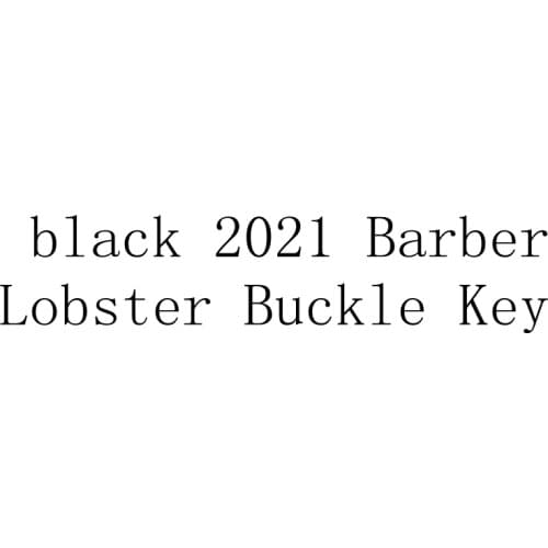 Black 2021 Barber Lobster Buckle Key