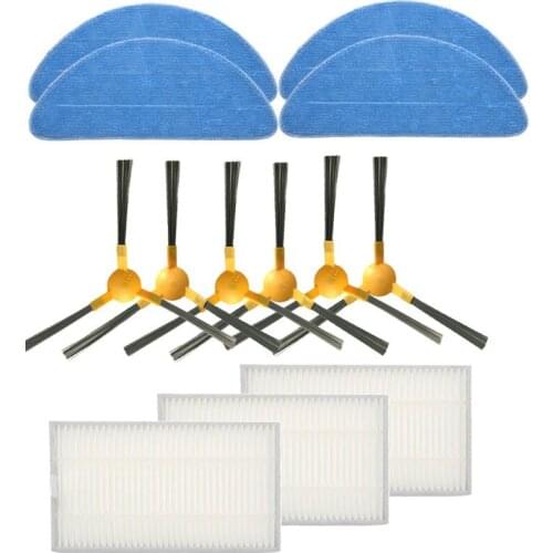 HEPA Filter Side Brush Mop cloth for Proscenic 820T 830T Robot Vacuum Cleaner Spare Parts Accessories