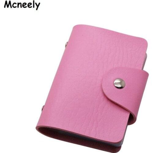 Lovely Card Organizer 24 Slots Card Holder Wallet Women Wallet Credit Card HolderTravel Wallet for Credit Cards Hot Sale