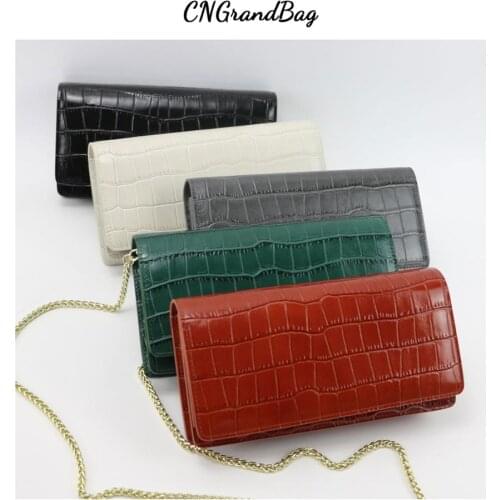 Fashion Genuine Leather Crossbody Bag Women Small Square Bag Classis Box Bag Simple Girls Shoulder Messenger Bag