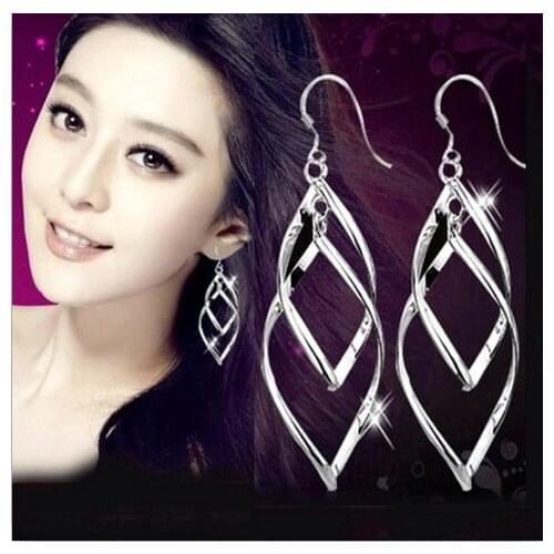 ModaOne 925 Sterling Silver Earrings Fashion Jewelry Earrings Banana Shape Jewelry Woman High Quality Wholesale