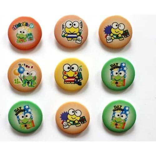 Cartoon The Frog Prince logo Badge Clothes Collar Accessory Jewelry Gift 108pc/sheet