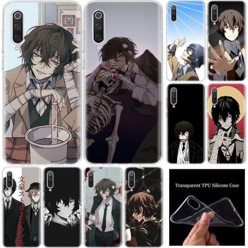 Anime Bungou Stray Dogs Dazai Osamu Silicone Soft Phone Case For Xiaomi Note 10 Mi 11 9 8 CC9 5X 6X A1 A2 A3 F1 X3 F2 F3 Pro Lit