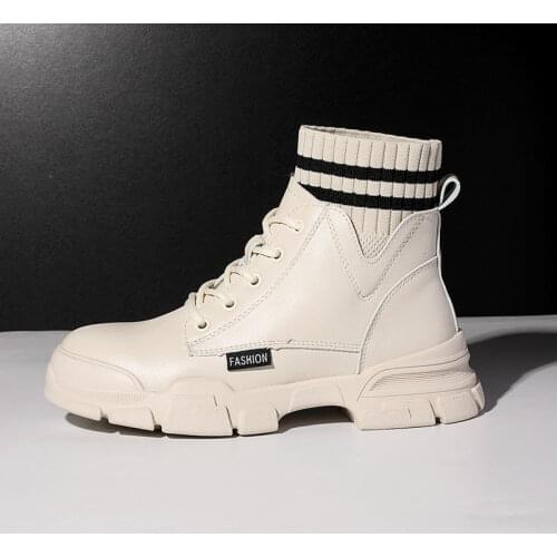 Ndw Arrival Plus Velvet Women Ankle Boots British Style Shallow Ladies Flat Snow Boots Round Toe High Quality Women Winter Boots