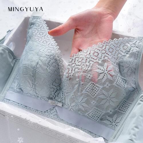 Underwear Womens No Steel Ring Thin Style, Push-up Breast Holding Sexy Bra Set Fat mm Large Size Strapless Bra Bra Sex Puzzle