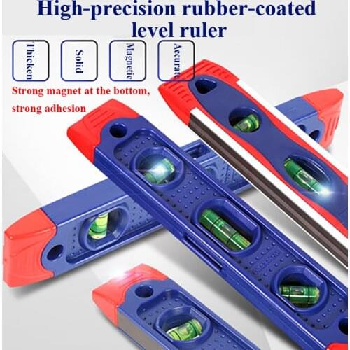 Mini Pocket Spirit Level Tool spirited away furniture levelers Magnetic ABS Shell Bubble Ruler 3 Bubble Spirit Level instrument