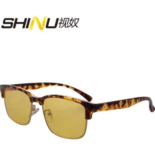 Anti Blue Ray Computer Glasses UV400 Antifatigue Eyewear Yellow Lenses Night Driving Eyeglasses Spectacles Stop Eyes Strains