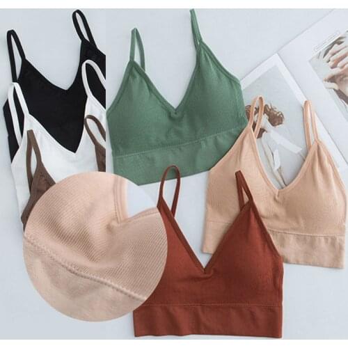 Open Back Bra Womens tube top Brassiere Comfortable Seamless Top Sports Women Wirefree Underwear NoPad Unlined Lingerie