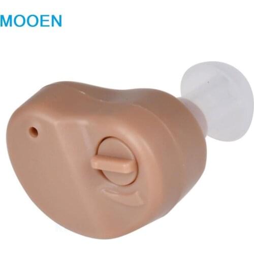 Portable Hearing Aid Mini Ear Sound Amplifier Adjustable Ear Hearing Amplifier Aid Kit Tone Hearing Aids for the Deaf/Elderly