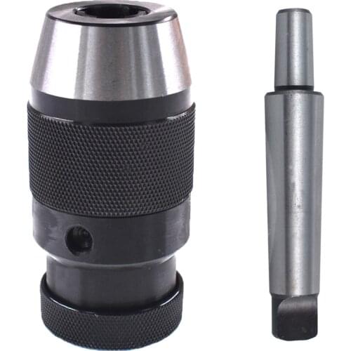 Pouvoir 1-13mm Steel Self Tighten Keyless Lathe Drill Chuck MT3-B16 Arbor Live Center used in industry fields