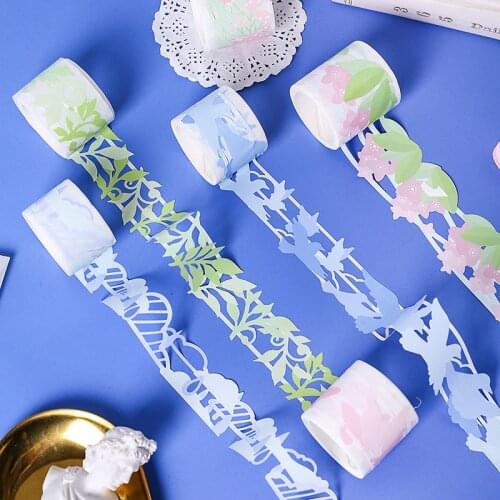 Strawberry Plant Series Hollow Masking Tape Diary DIY Techo Journal Scrapbooking Stickers